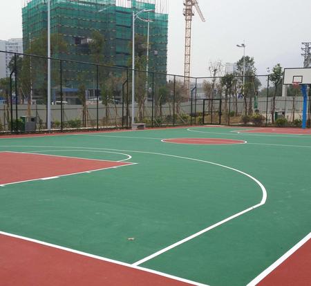 水性硅pu球场材料